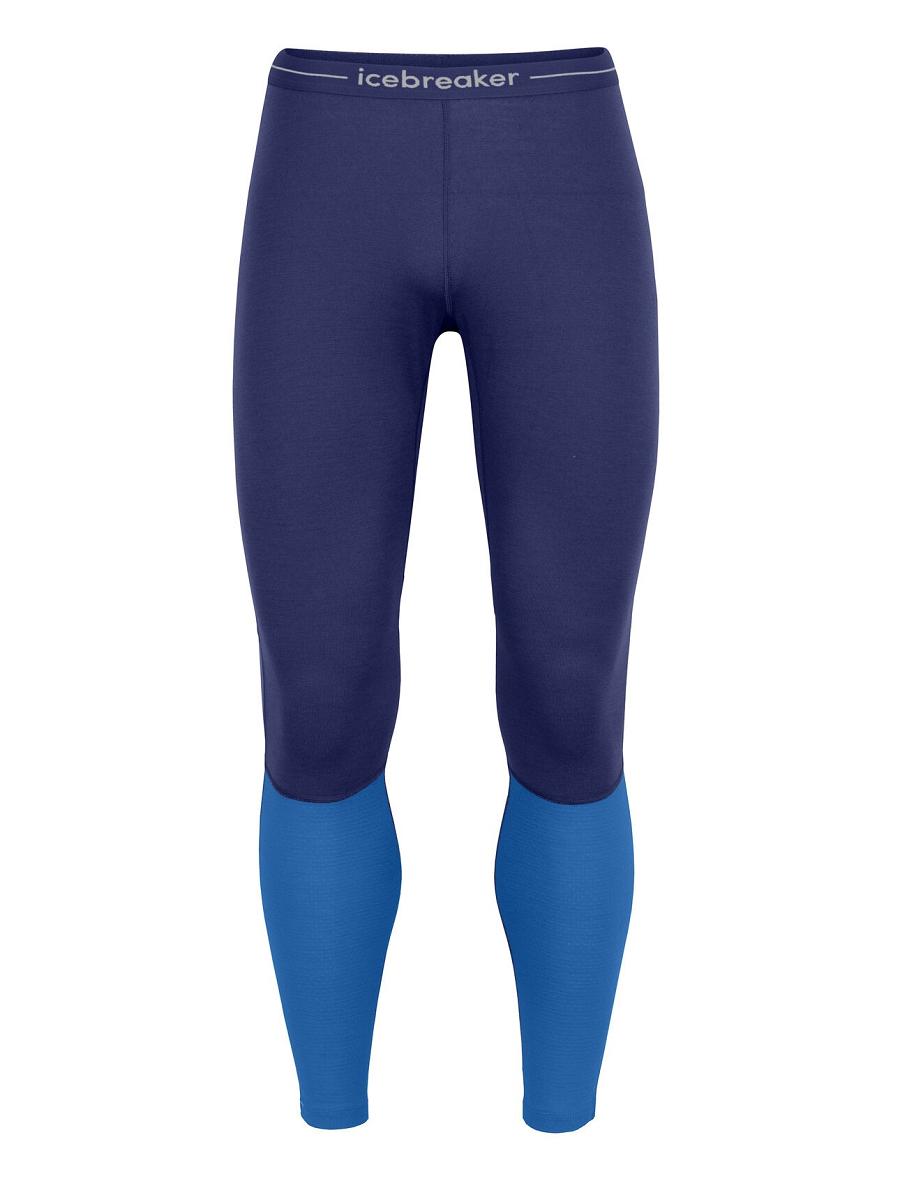 Men's Icebreaker Merino 260 ZoneKnit™ Merino Leggings Base Layers Royal Navy / Lazurite | CA 1616SGLO